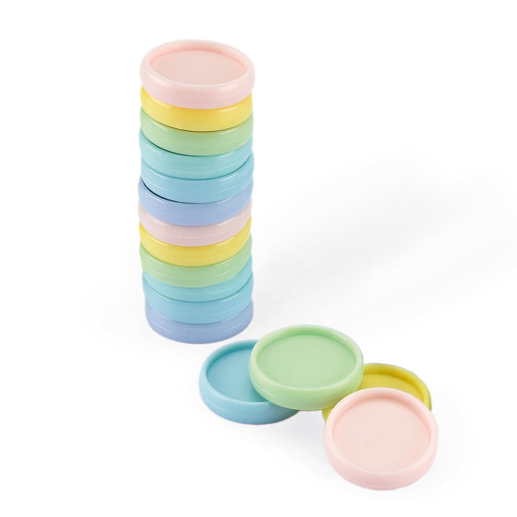 Vaessen creative • bind easy binding discs 24mm regenboog pastels 24st.