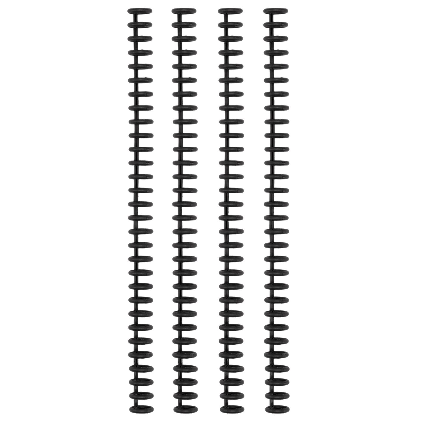 Vaessen creative • bind easy klikbindruggen 12mm zwart 4st.