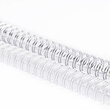 Vaessen creative • bind easy metalen bindruggen 13mm 3:1 wit zilver 8st. - afbeelding 2