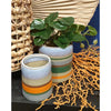 Hbx natural living bloempot bomba ø11xh13cm