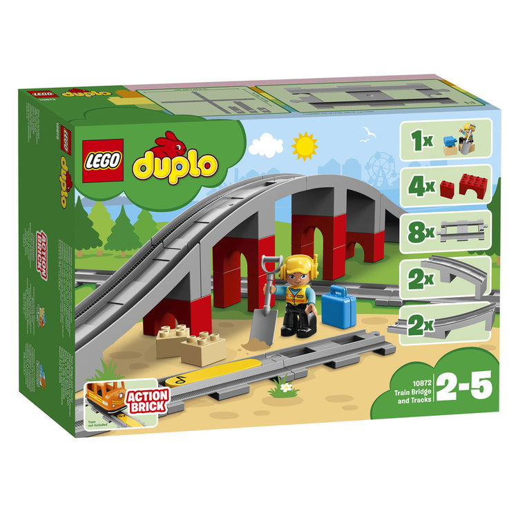 Lego Duplo LEGO DUPLO 10872 Treinbrug en Rails