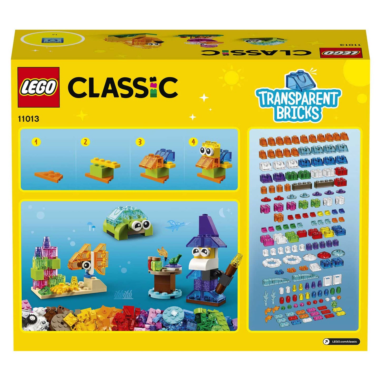 Lego Lego 11013 Transparent Bricks