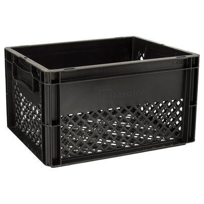 Fastrider fietskrat medium zwart recyclaat