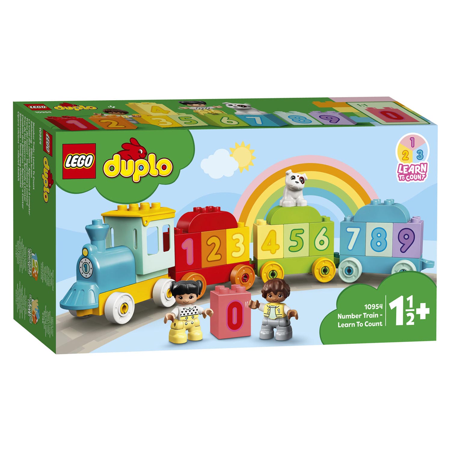 Lego duplo getallentrein educatief speelgoed voor peuters 10954