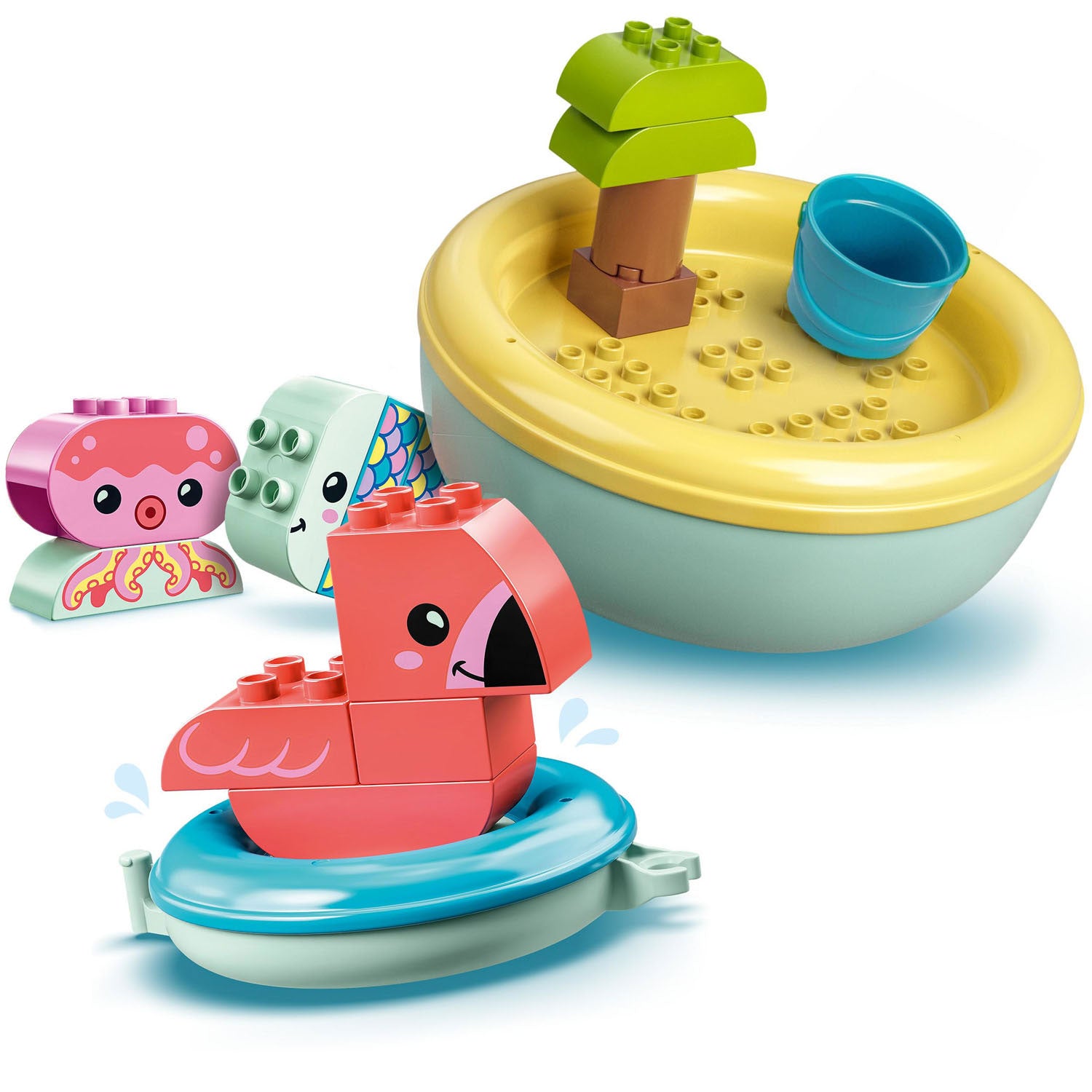 Lego duplo 10966 pret in bad: drijvend diereneiland