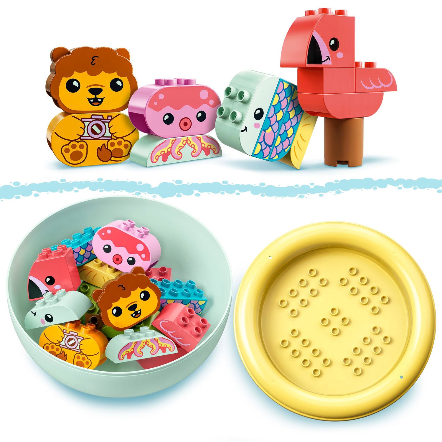 Lego duplo 10966 pret in bad: drijvend diereneiland