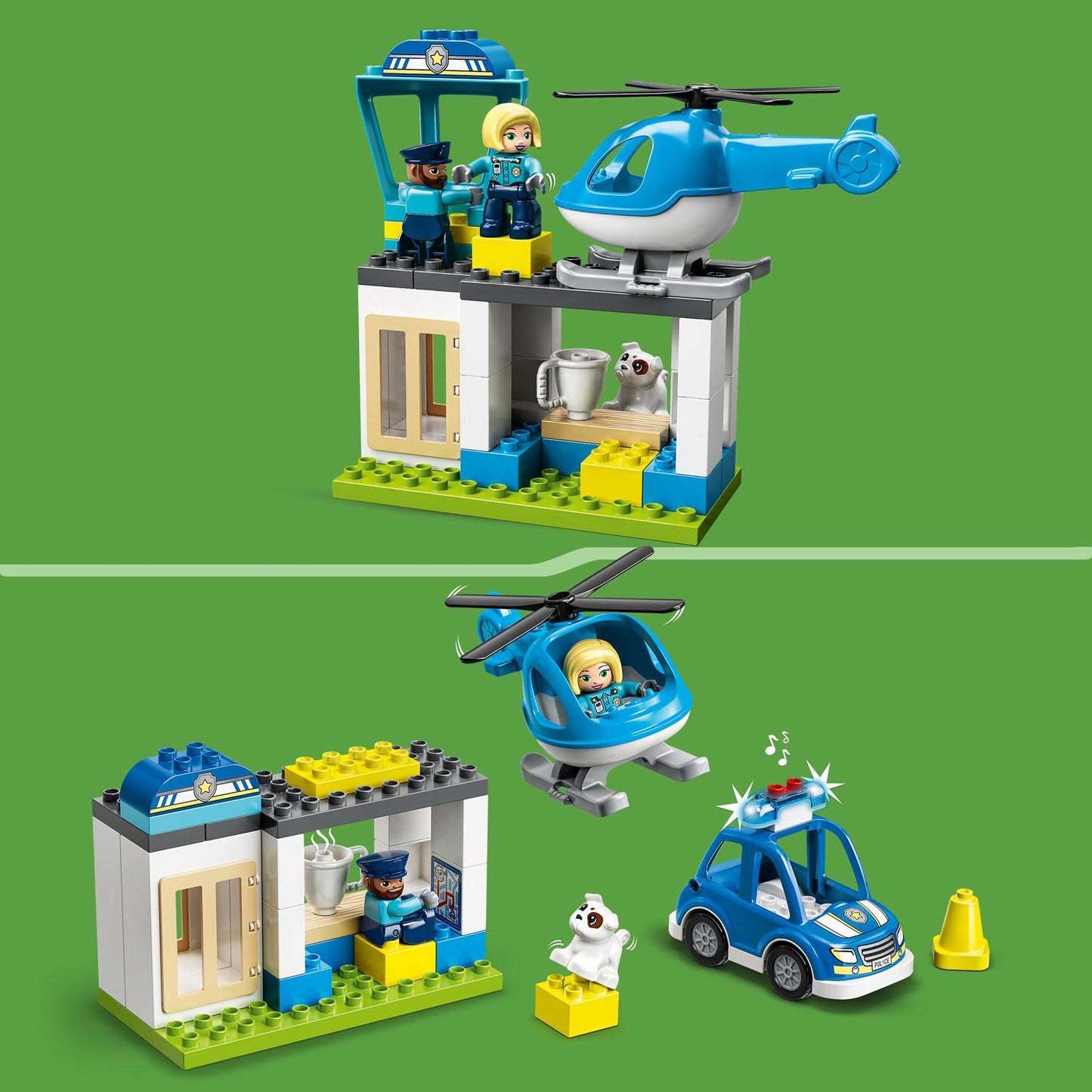 Lego Duplo 10959 Politiebureau en Helikopter