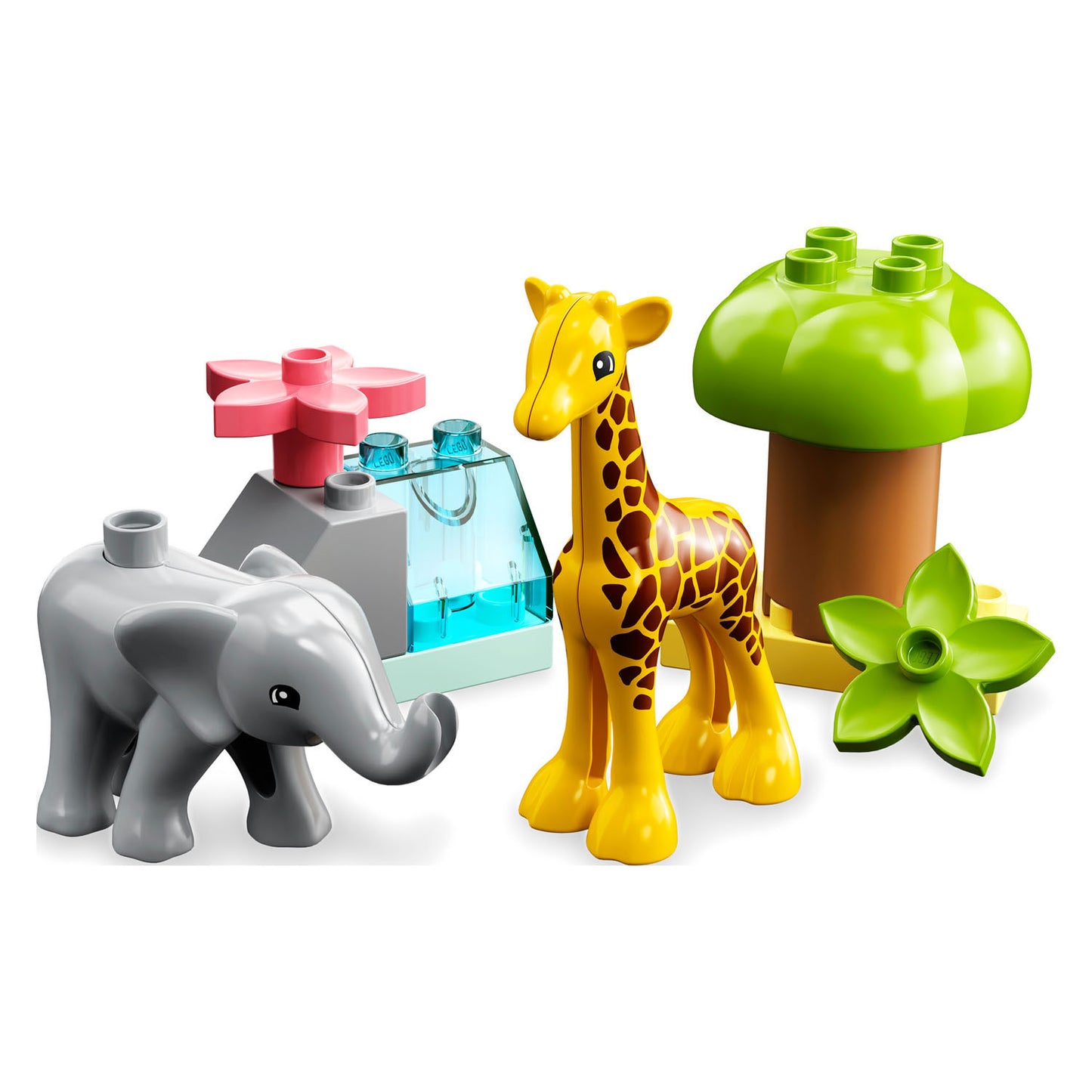 Lego duplo - wilde dieren van afrika constructiespeelgoed (10971)