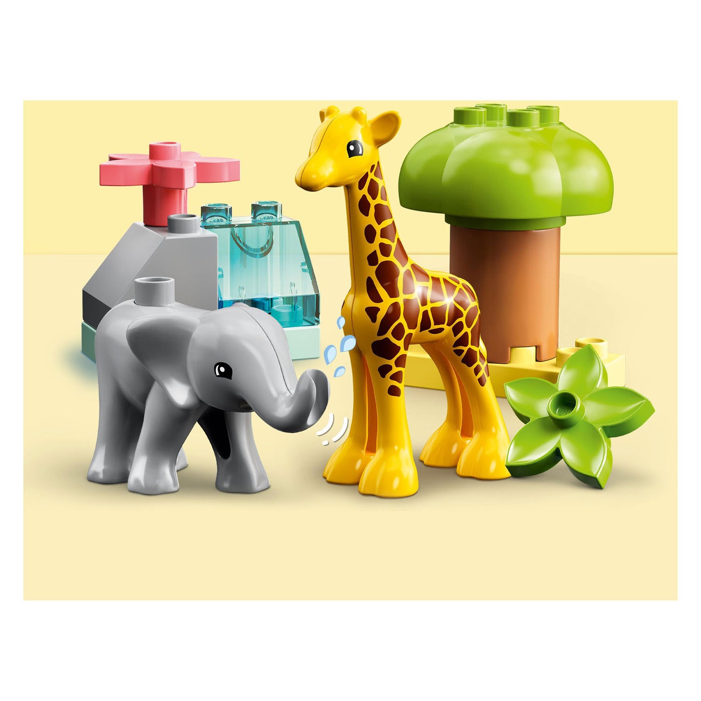Lego duplo - wilde dieren van afrika constructiespeelgoed (10971)