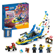 Lego city - waterpolitie recherchemissies constructiespeelgoed (60355) - afbeelding 1