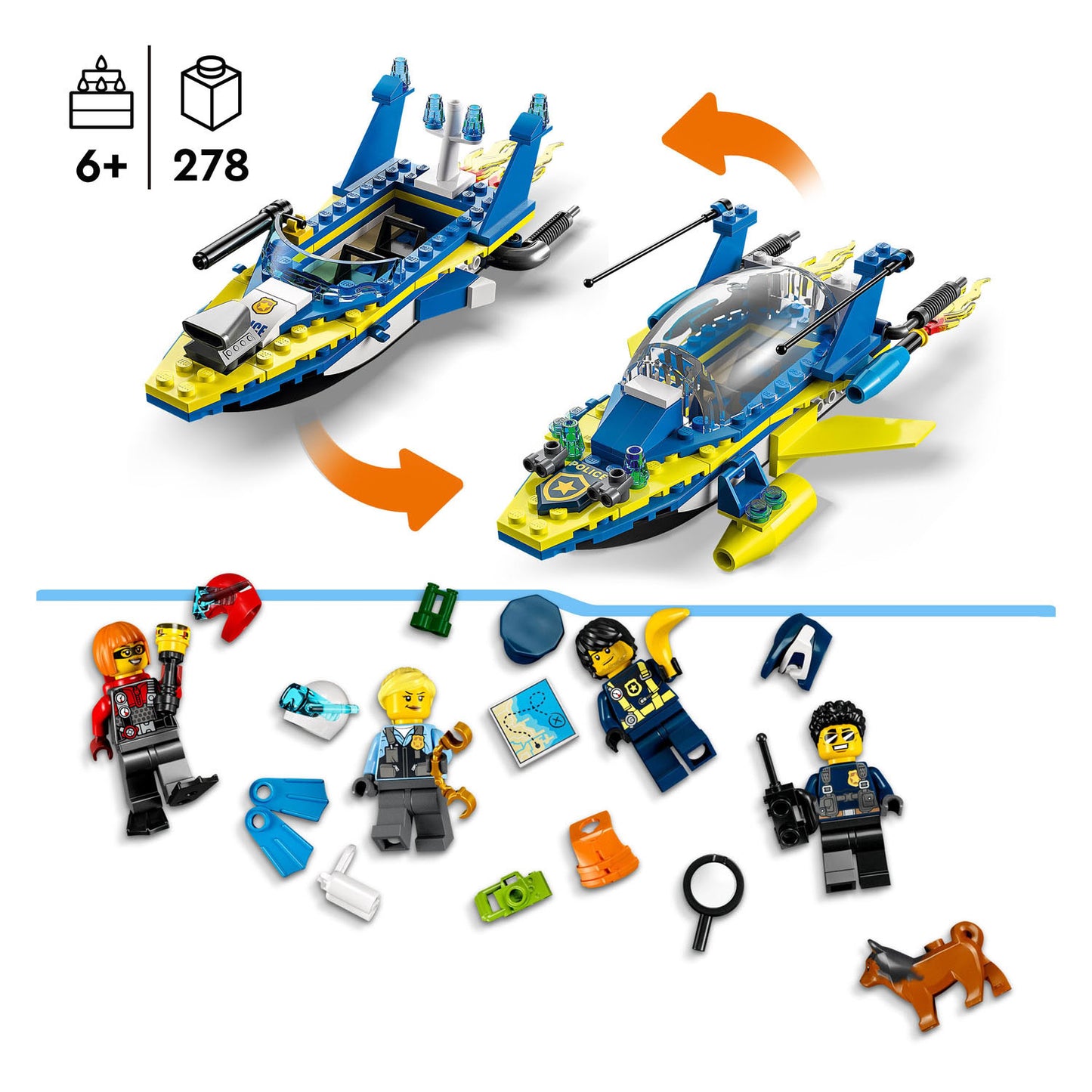 Lego LEGO City 60355 Water Politie Detective Missies