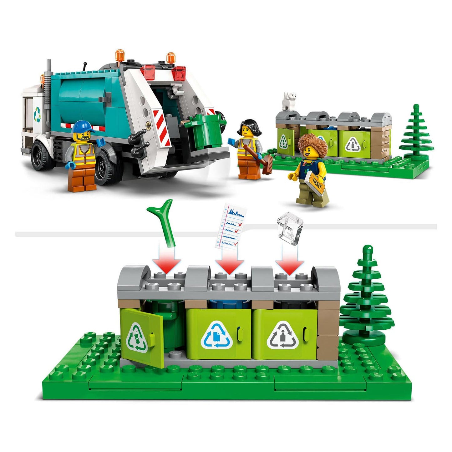 Lego City 60386 Recycle Vrachtwagen