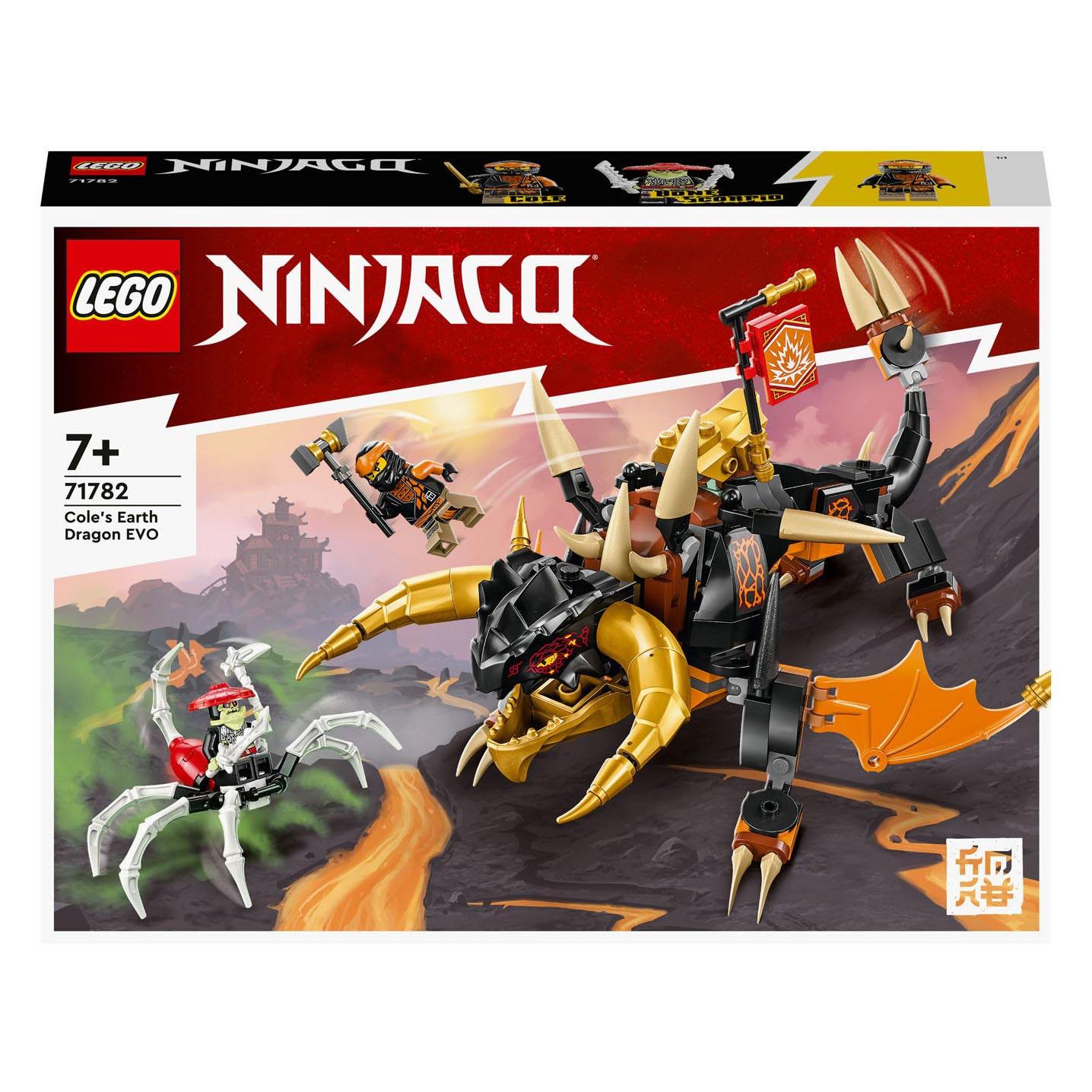 Lego ninjago - cole's aardedraak evo constructiespeelgoed (71782)