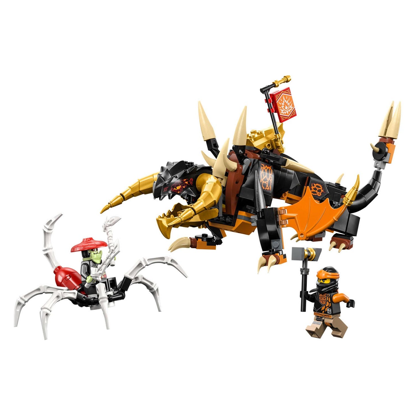Lego ninjago - cole's aardedraak evo constructiespeelgoed (71782)