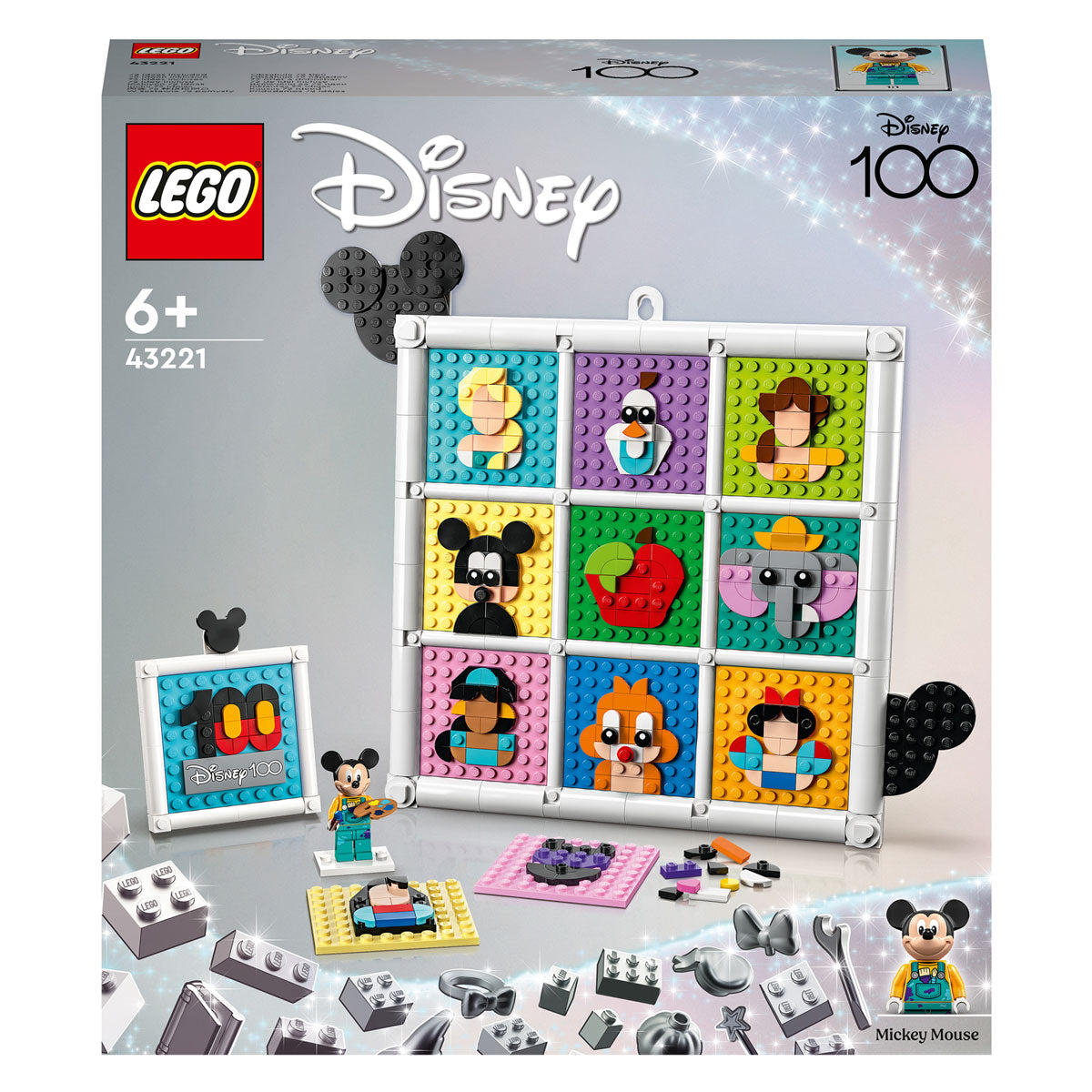 Lego disney - 100 jaar disney animatiefiguren constructiespeelgoed (43221)