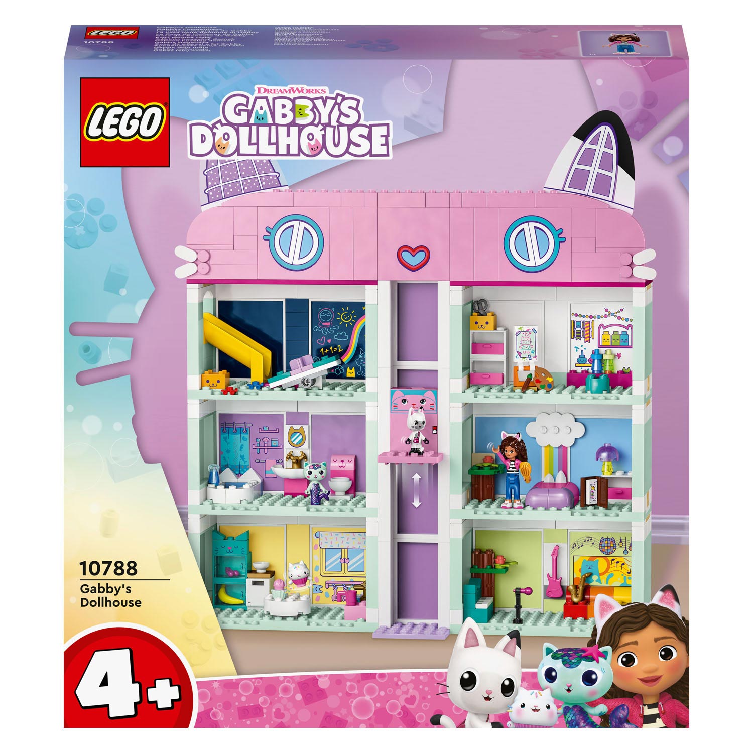 Lego gabby's poppenhuis - gabby's poppenhuis constructiespeelgoed (10788)