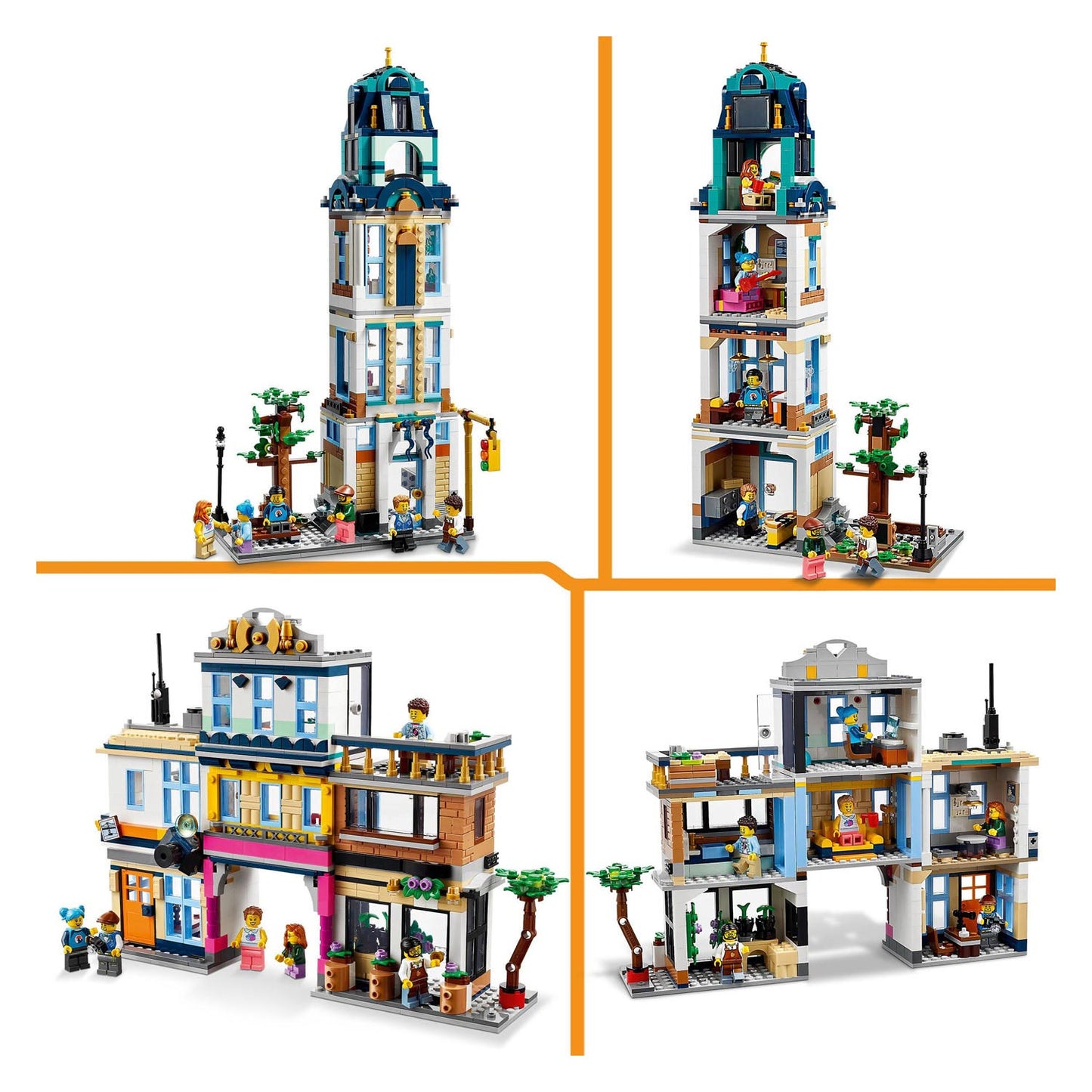 Lego creator 3-in-1 - hoofdstraat constructiespeelgoed (31141)