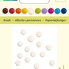 Vaessen creative • splitpennen 8mm wit