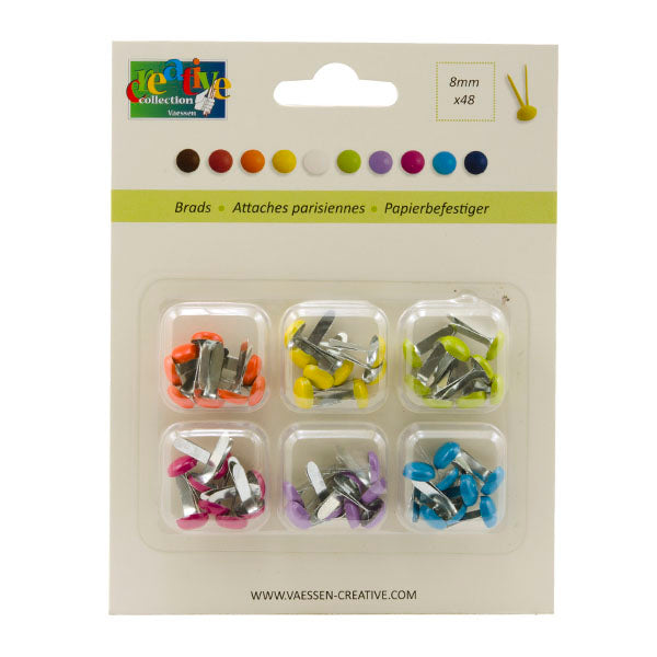 Vaessen creative • splitpennen 8mm kleuren assortie