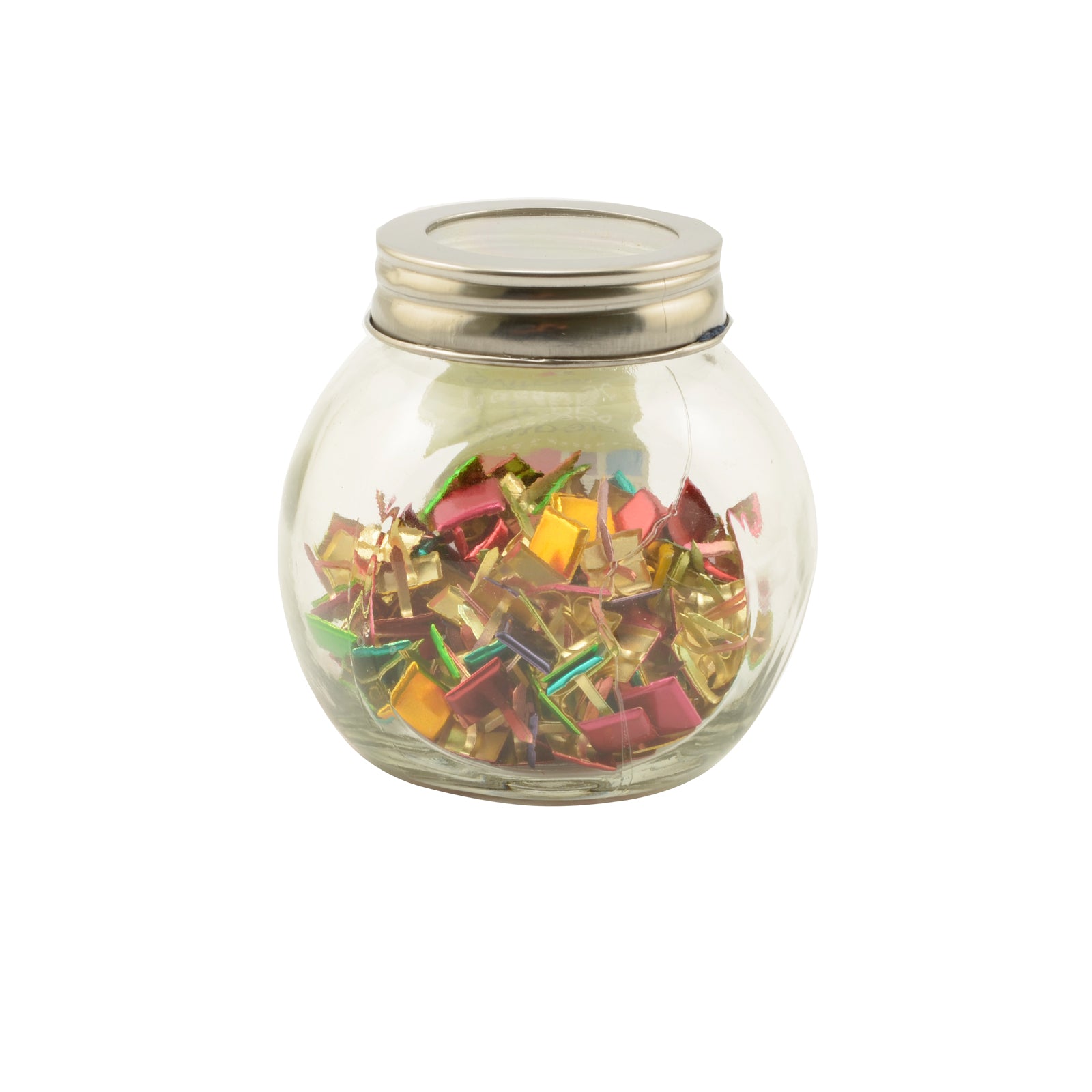 Vaessen creative • splitpennen assorti in potje 60g vierkant