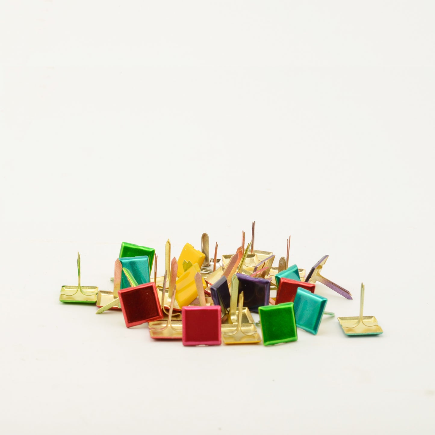 Vaessen creative • splitpennen assorti in potje 60g vierkant