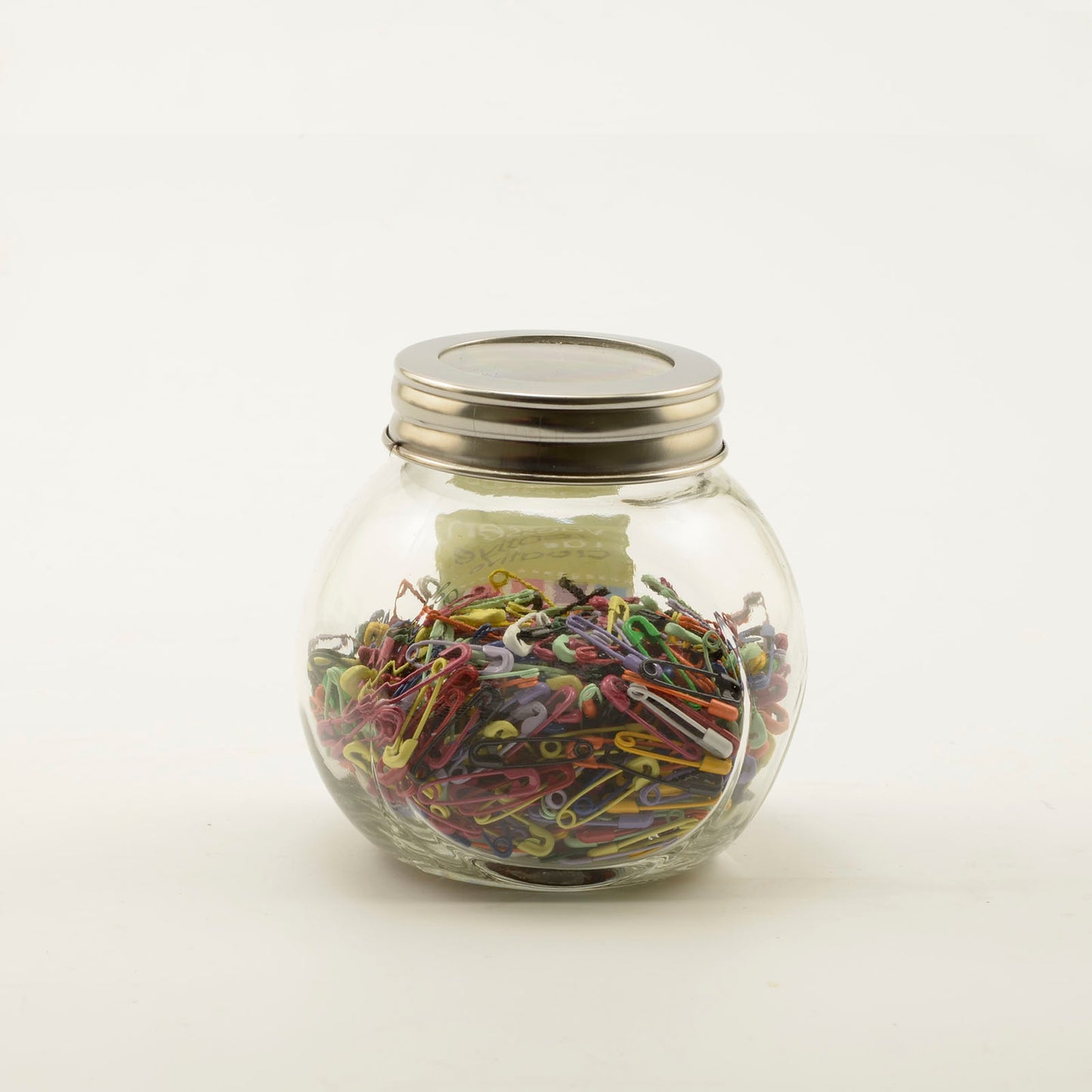 Vaessen creative • veiligheidsspelden in potje 110g + -630pcs primair