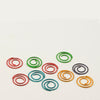Vaessen creative • paper clips in potje 120g + -140stuks rond 22mm metallic