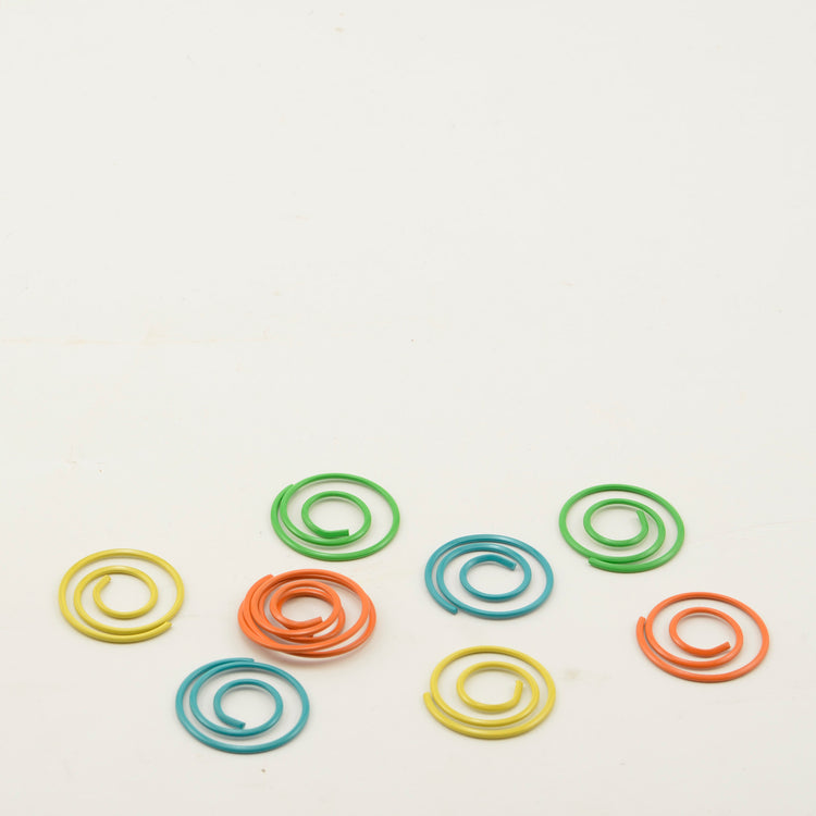 Vaessen creative • paper clips in potje 120g + -139stuks rond 22mm tropisch