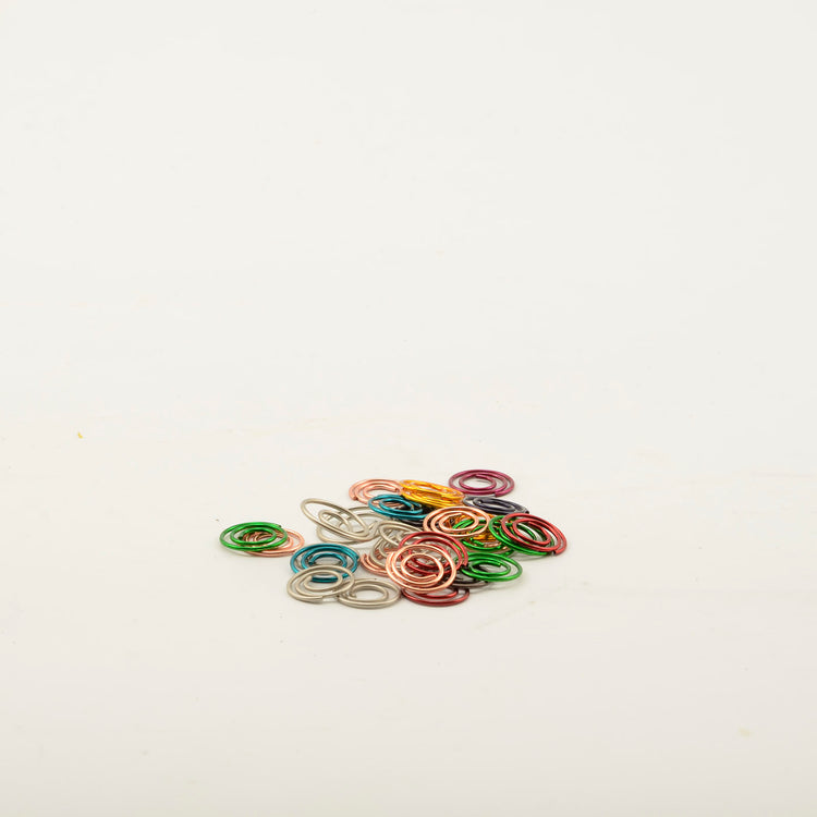 Vaessen creative • paper clips in potje 200g + -724stuks rond metallic