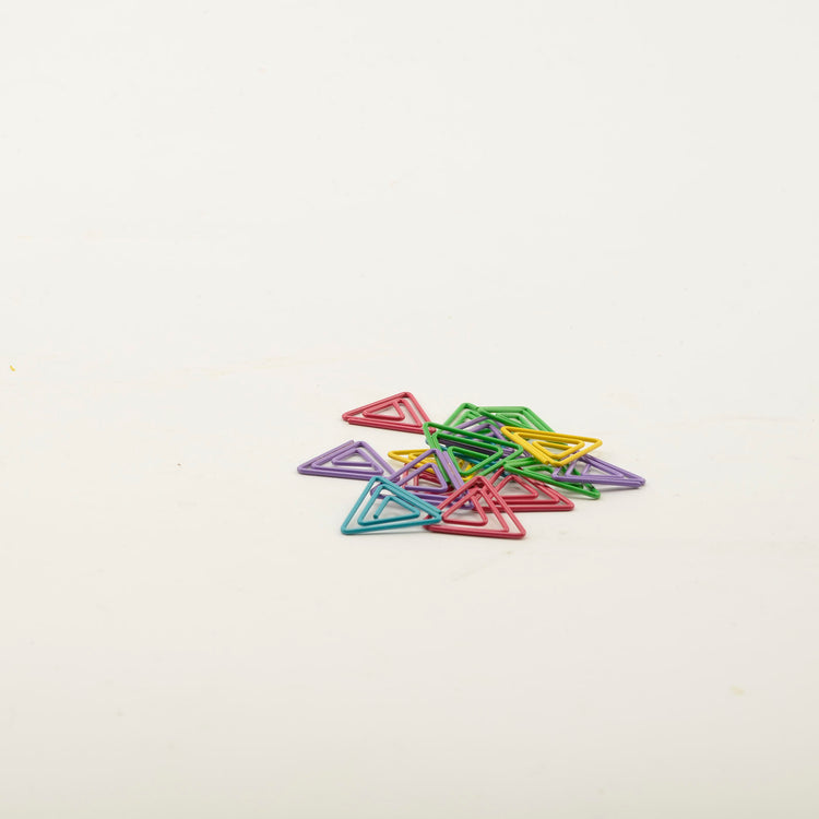 Vaessen creative • paper clips in potje 200g + -394stuks driehoek
