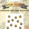 Vaessen creative • splitpennen vintage 5mm antiek goud