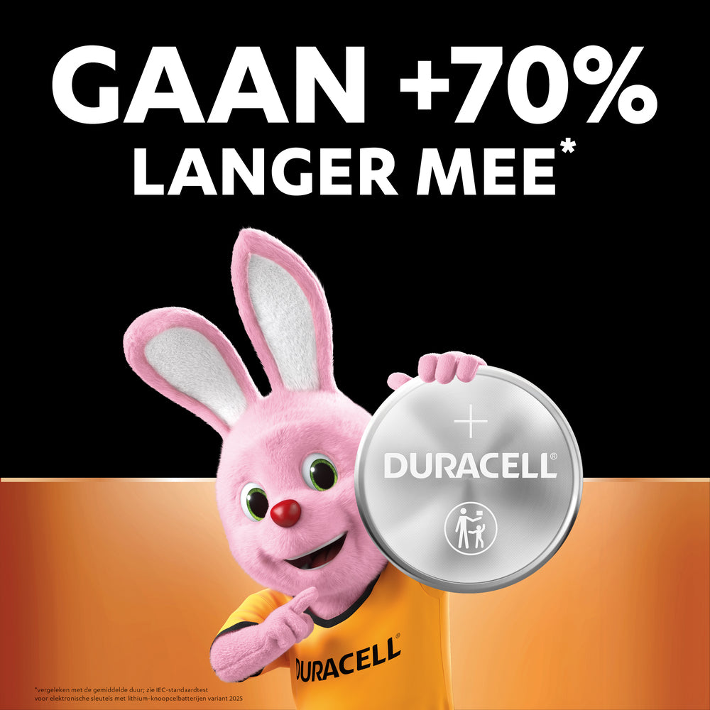 Battery sales europe b.v. duracell batterij cr2025 3v lithium (2st)