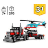 Lego creator 3in1 truck met helikopter - 31146