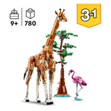 Lego creator 3in1 safaridieren speelgoed set met giraffe, gazelles en leeuw 31150 - afbeelding 4