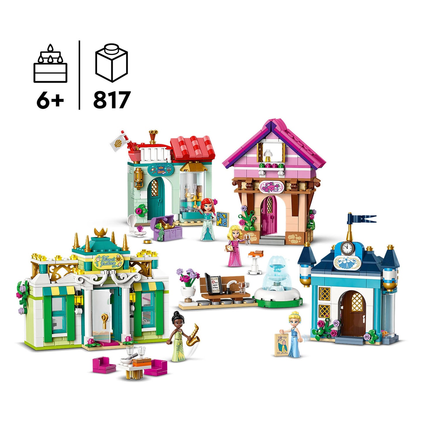 Lego disney princess - marktavonturen constructiespeelgoed