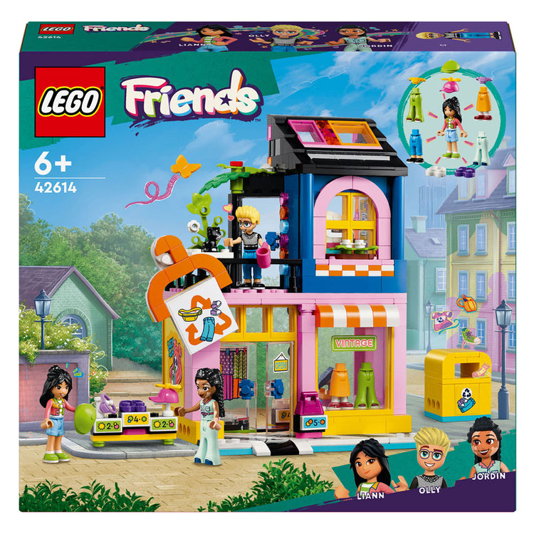 Lego friends - vintage kledingwinkel constructiespeelgoed (42614)