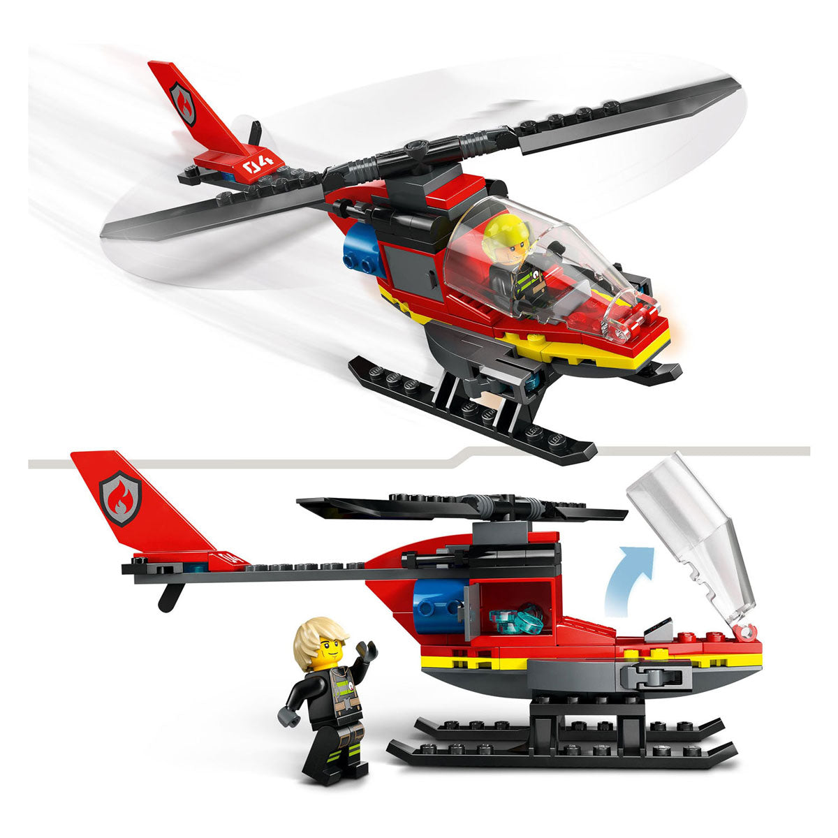 Lego city brandweerhelikopter - 60411