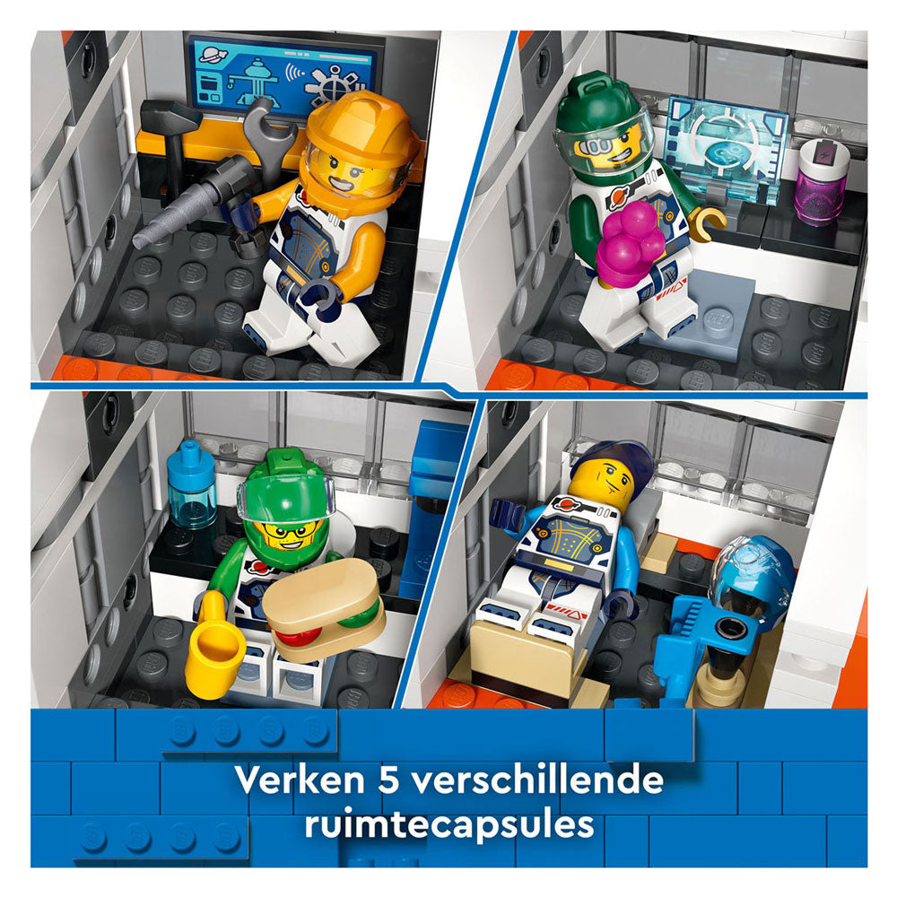 Lego city - modulair ruimtestation constructiespeelgoed (60433)