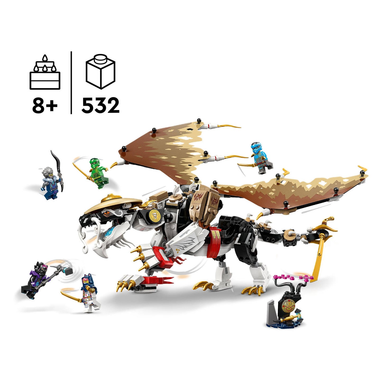 Lego ninjago 71809 egalt de meesterdraak