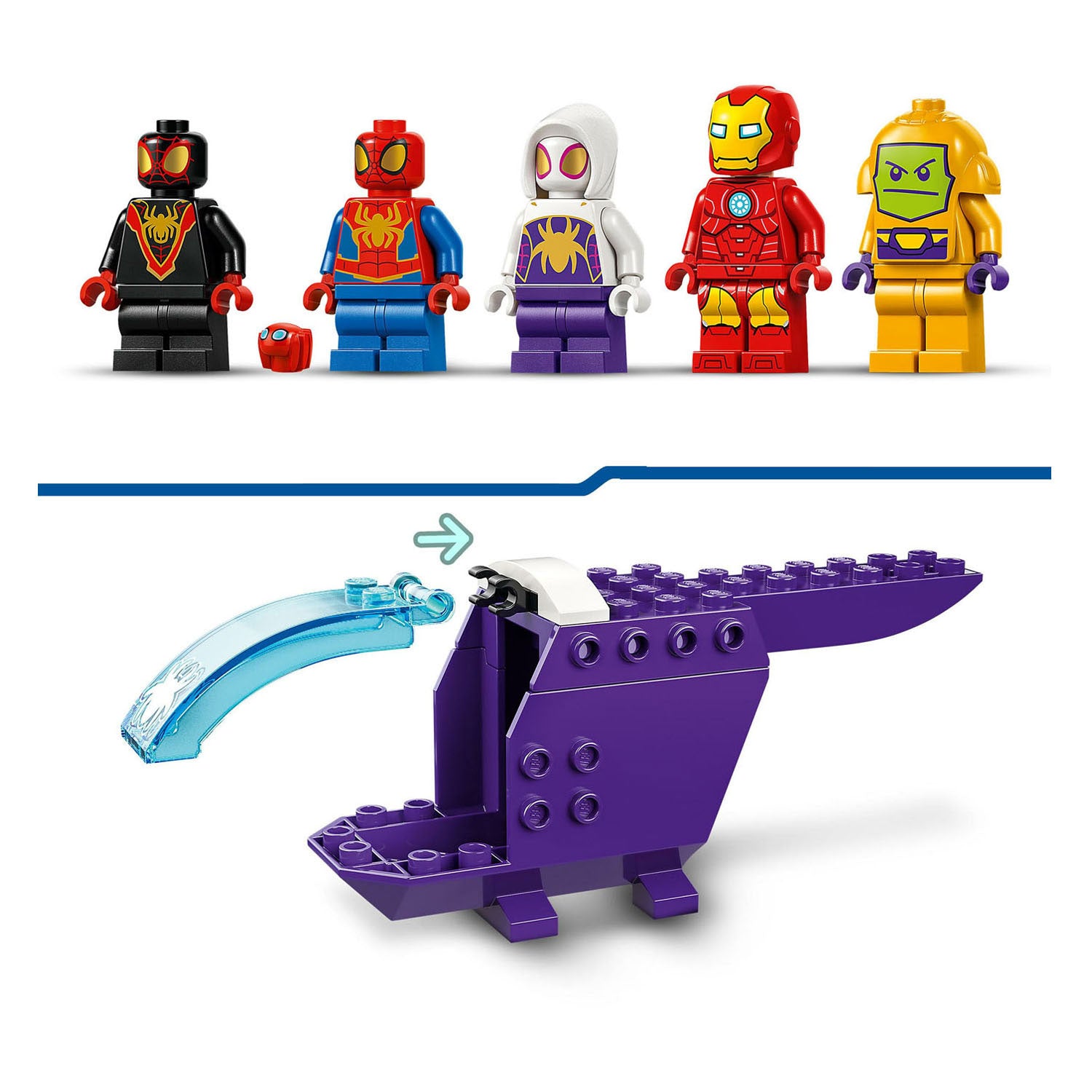 Lego marvel 10794 team spidey webspinner hoofdkantoor