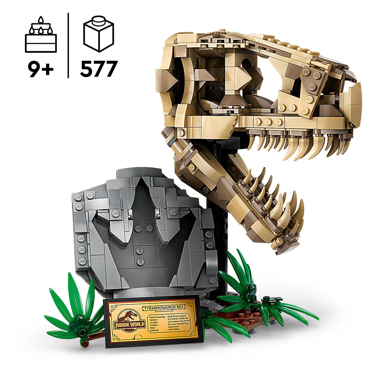 Lego LEGO Jurassic World 76964 Dinosaurusfossielen: T-Rex Schedel