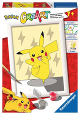 Ravensburger creart schilderen op nummer - pikachu pose - afbeelding 1