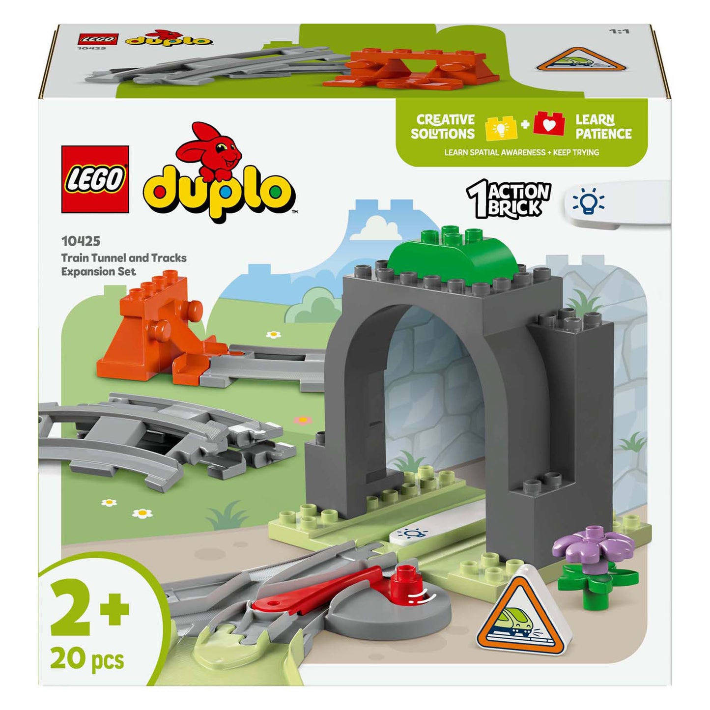 Lego lego duplo town 10425 treintunnel en rails uitbreidingsset