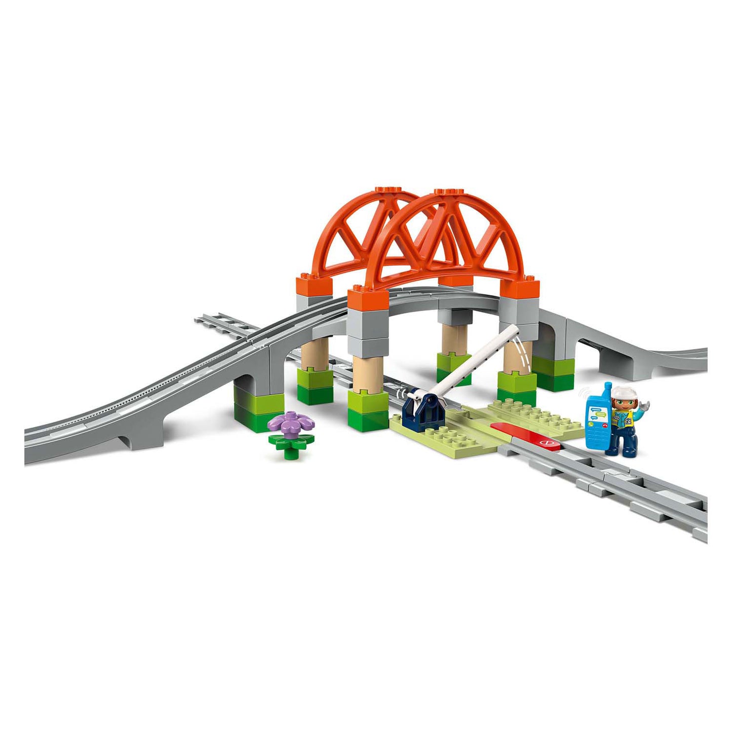 Lego lego duplo town 10426 treinbrug en rails uitbreidingsset