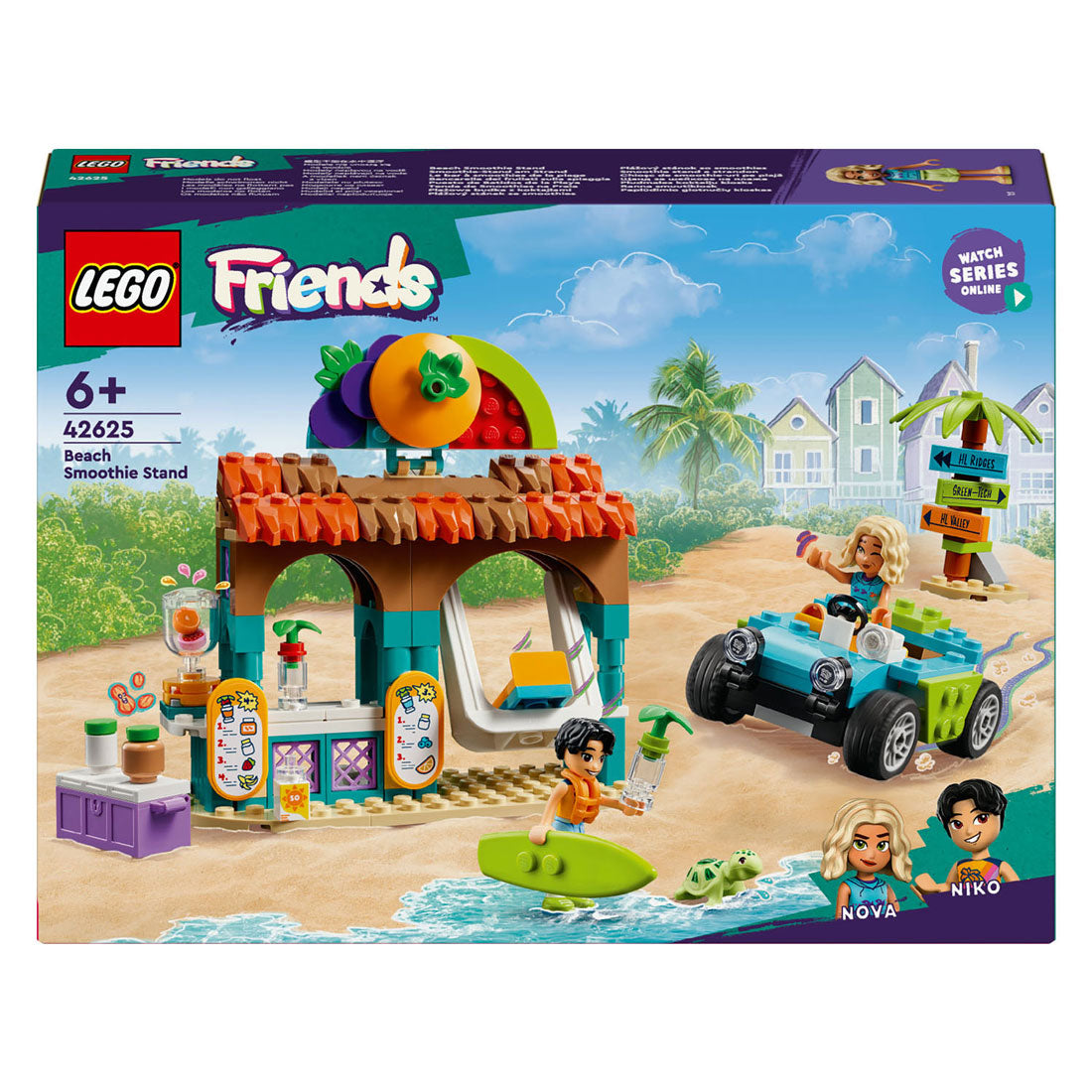Lego friends - strand smoothiekraam constructiespeelgoed (42625)