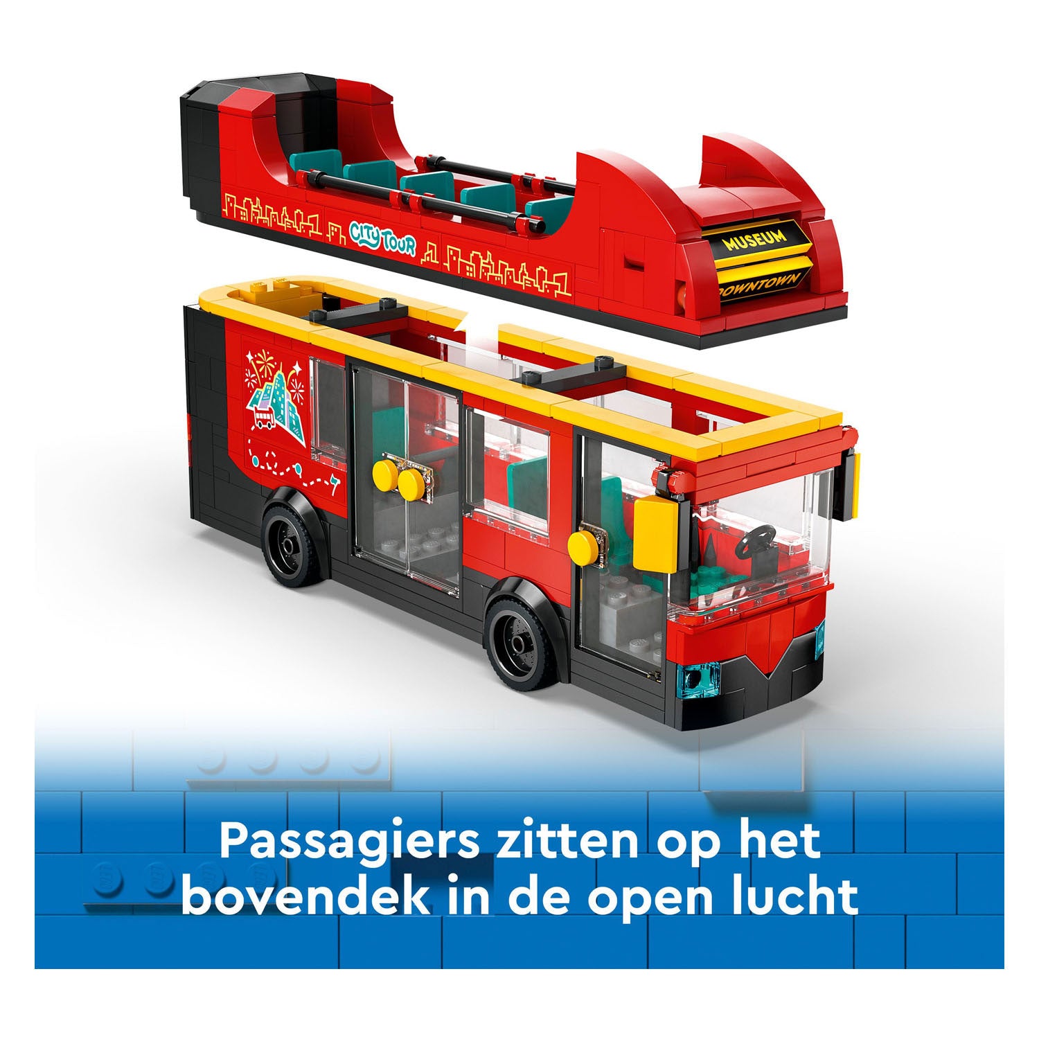 Lego city toeristische rode dubbeldekker - 60407