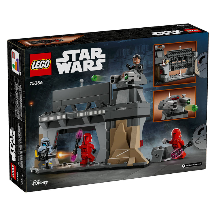 Lego star wars - paz vizsla en moff gideon duel constructiespeelgoed (75386)