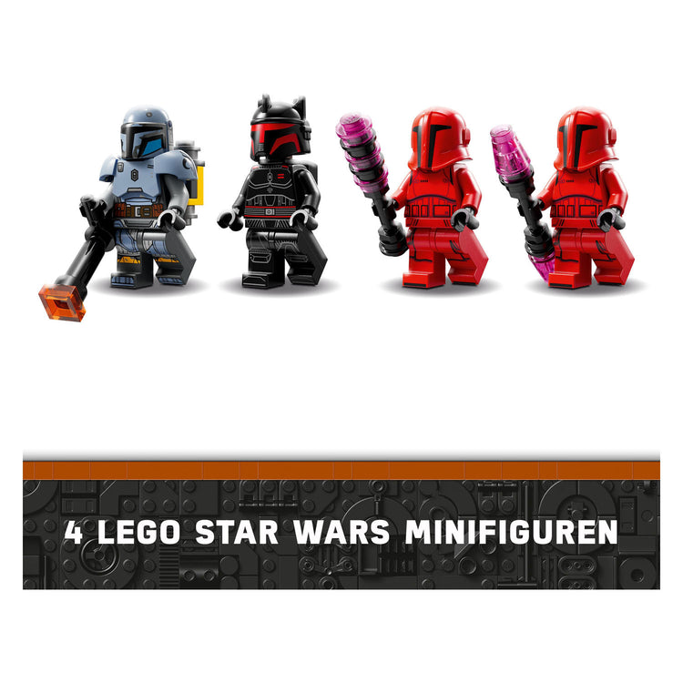 Lego star wars - paz vizsla en moff gideon duel constructiespeelgoed (75386)