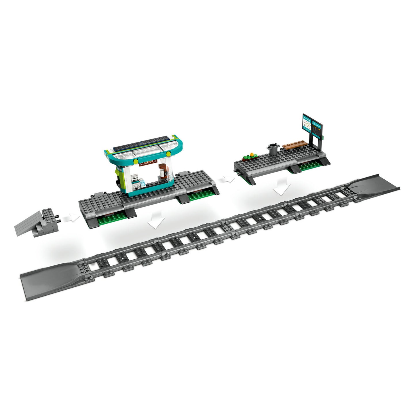 Lego city 60423 stadstram en station