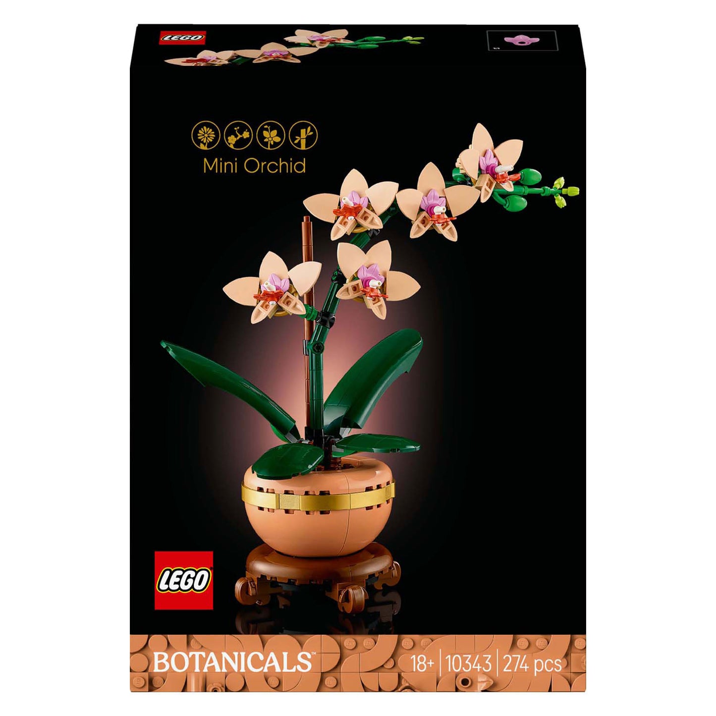 Lego lego botanicals 10343 miniorchidee